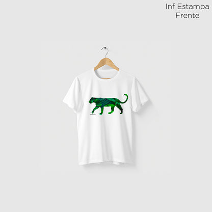 Camiseta Amazônia FAUNA FLORA - BRANCO - cód 2150
