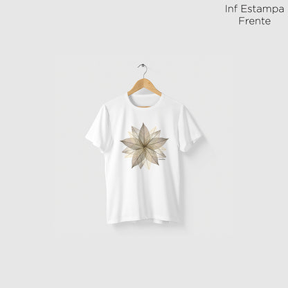 Camiseta Amazônia ARTE FOLHA - BRANCO - cód 2151