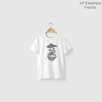 Camiseta Amazônia SONHOS À LINHA - BRANCO - cód 2155