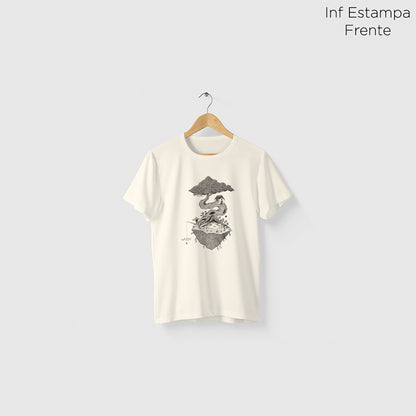 Camiseta Amazônia SONHOS À LINHA - OFF WHITE - cód 2155
