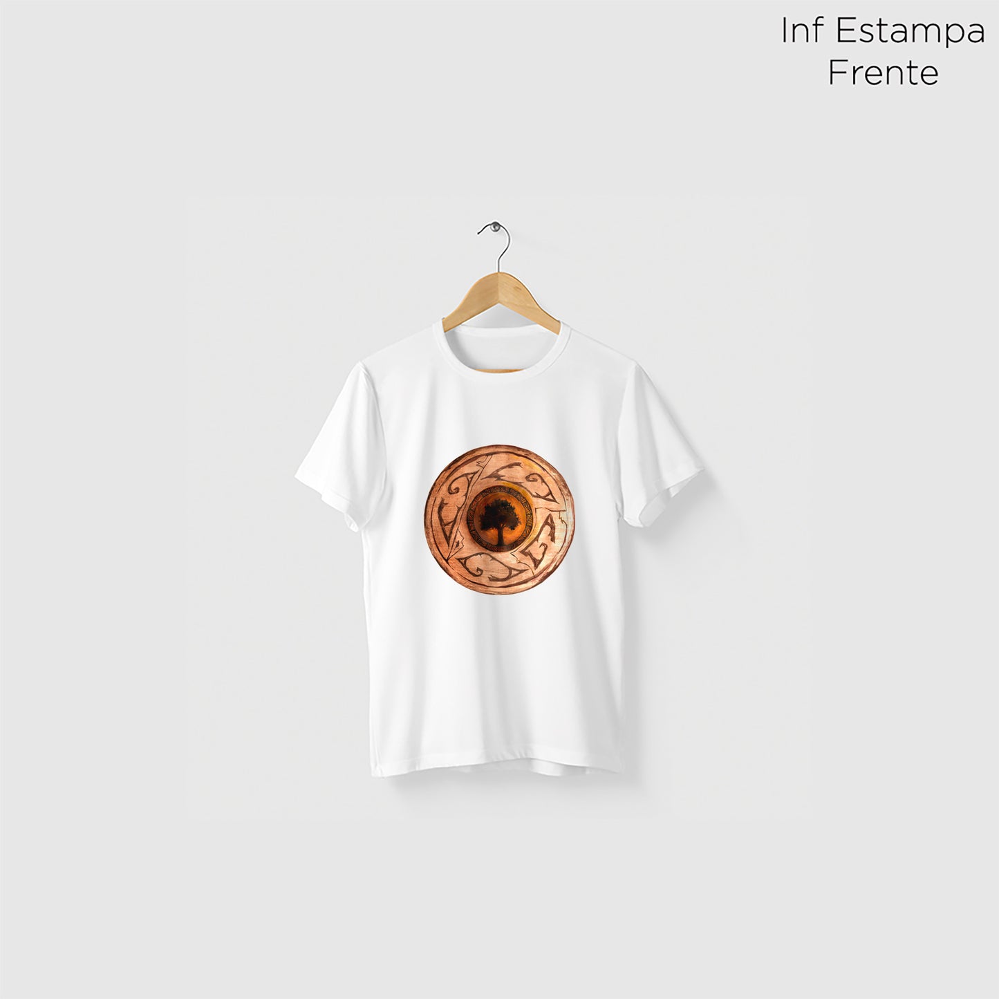 Camiseta Amazônia CERÂMICA – BRANCO - cód 2207