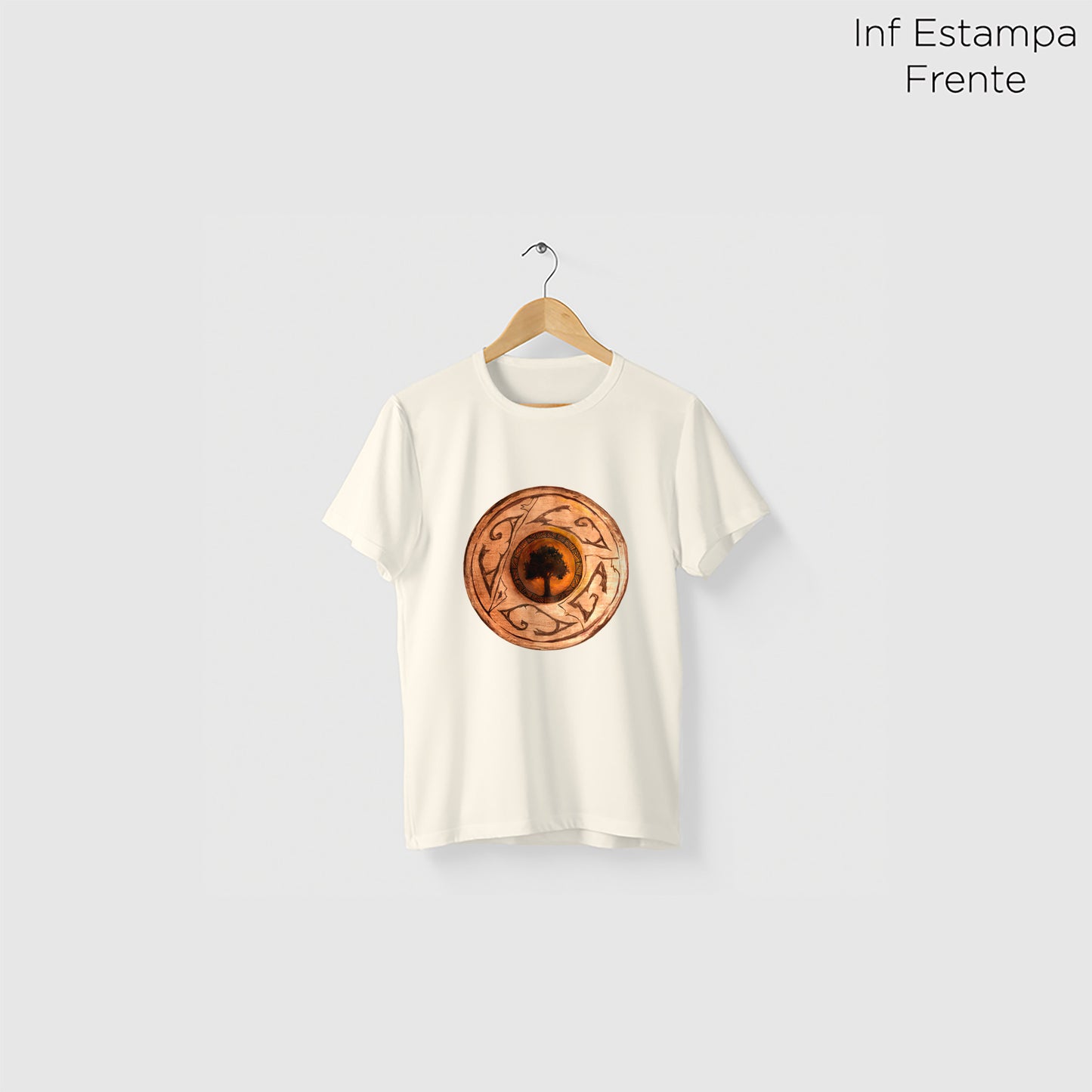 Camiseta Amazônia CERÂMICA – OFF WHITE - cód 2207