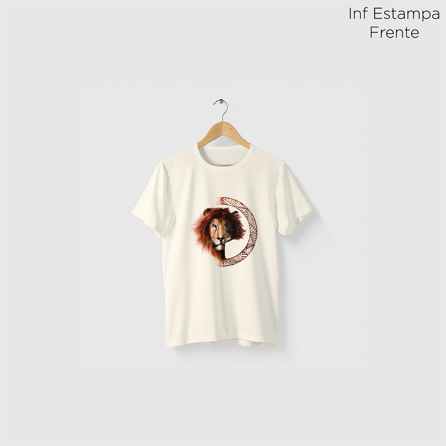 Camiseta Amazônia LEÃO LOGO – OFF WHITE - cód 2209