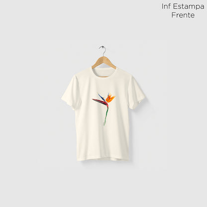 Camiseta Amazônia STRELITZIA – OFF WHITE - cód 2210