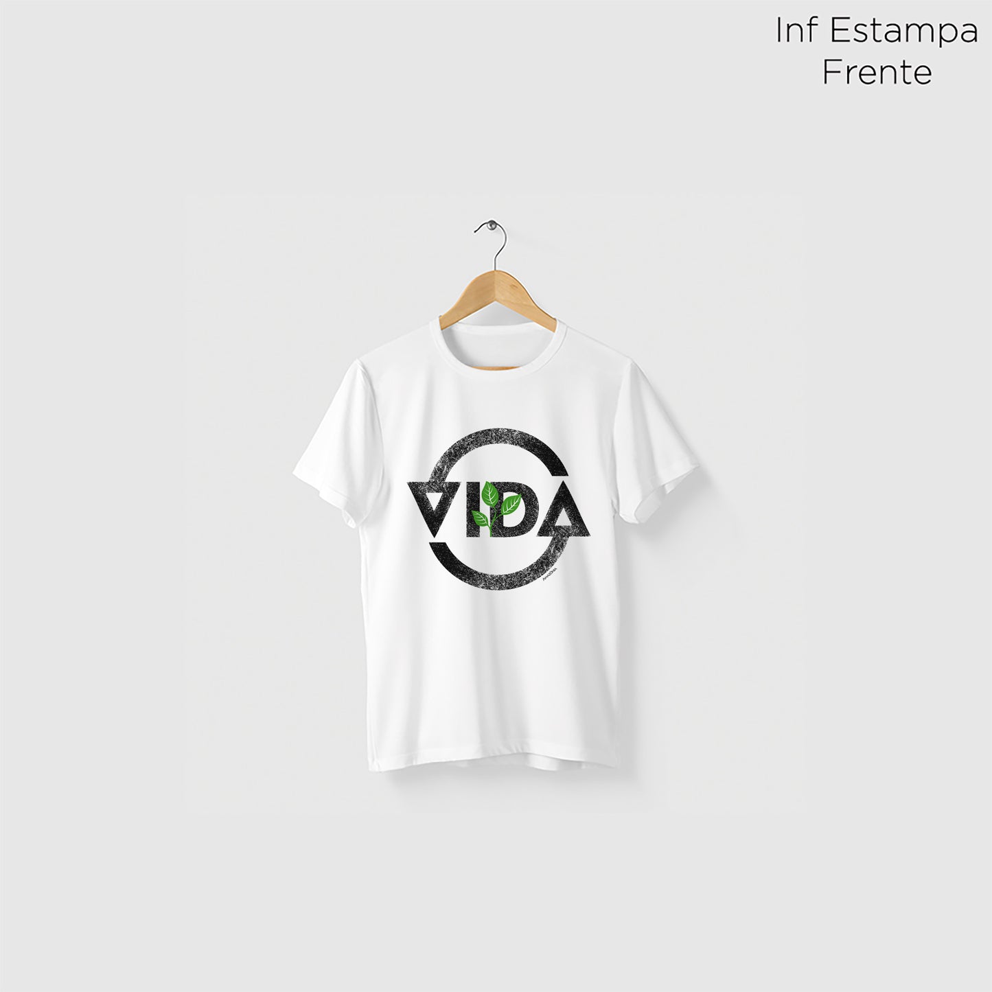 Camiseta Amazônia CICLO DA VIDA – BRANCO - cód 2214