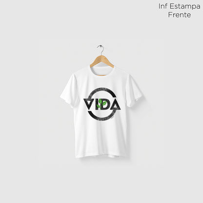 Camiseta Amazônia CICLO DA VIDA – BRANCO - cód 2214