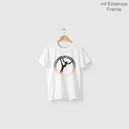 Camiseta Amazônia MACACO LOGO – BRANCO - cód 2216
