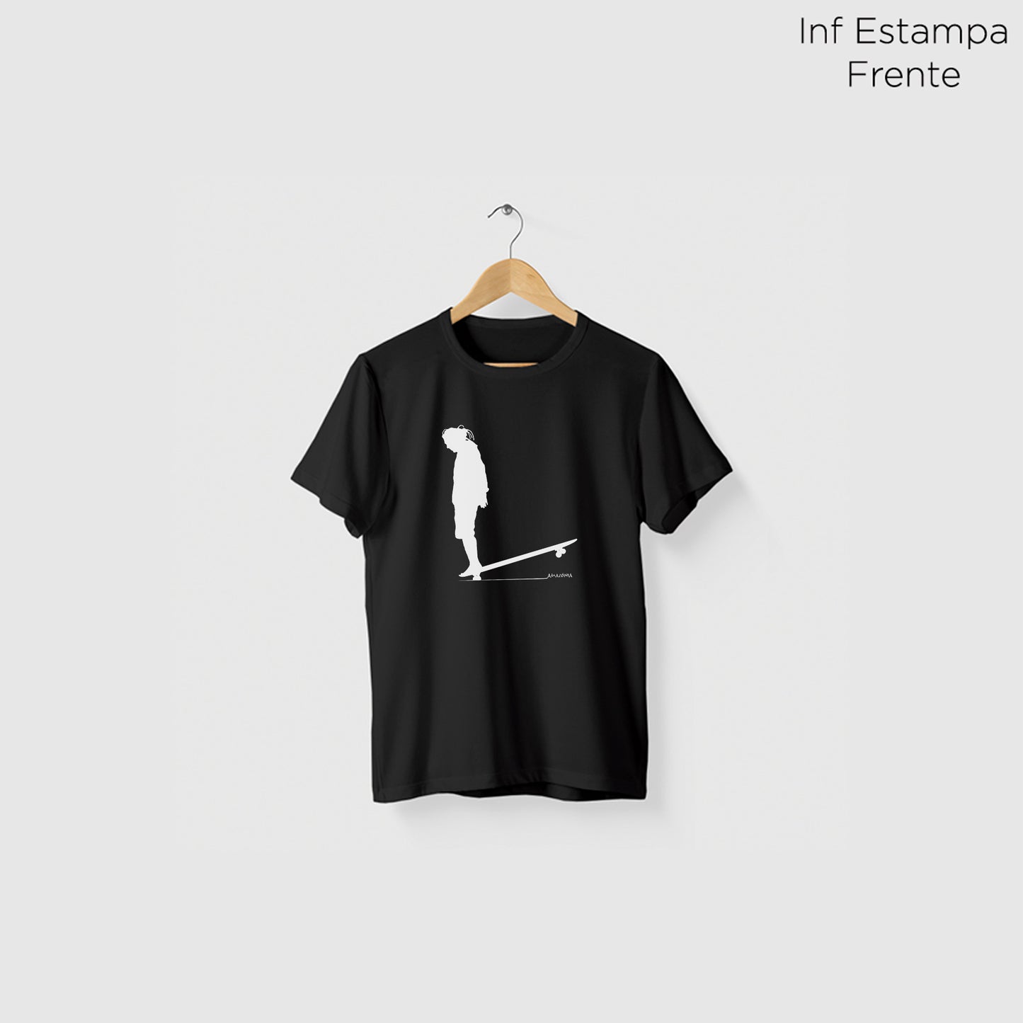 Camiseta Amazônia SK8 – PRETO - cód 2219