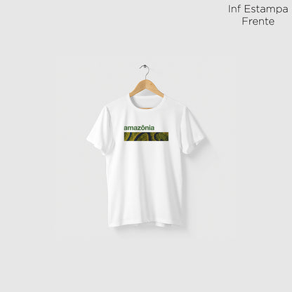 Camiseta Amazônia BIOMA AMAZÔNIA – BRANCO - cód 2225
