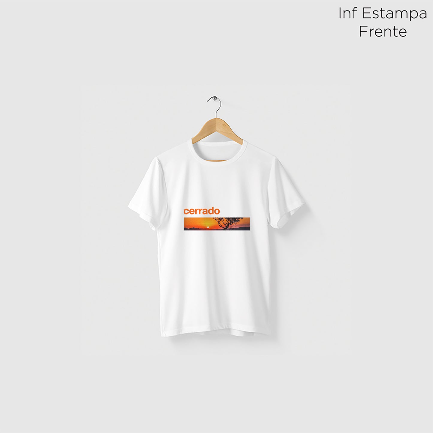 Camiseta Amazônia BIOMA CERRADO – BRANCO - cód 2227
