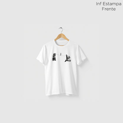 Camiseta Amazônia HIGHLINE - BRANCO - cód 2237