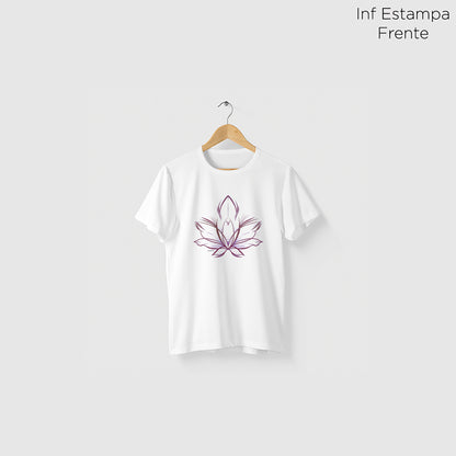 Camiseta Amazônia FLOR DE LUZ - BRANCO - cód 2259