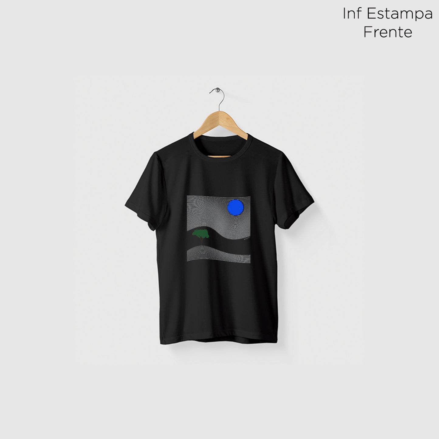 Camiseta Amazônia ÁRVORE DO TEMPO - PRETO - cód 2260