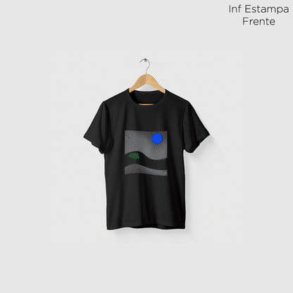 Camiseta Amazônia ÁRVORE DO TEMPO - PRETO - cód 2260