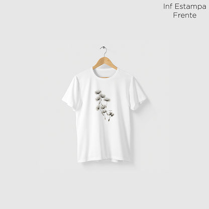Camiseta Amazônia DENTE-DE-LEÃO - BRANCO - cód 2264