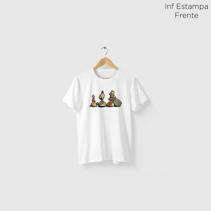 Camiseta Amazônia EQUILÍBRIO - BRANCO - cód 2278