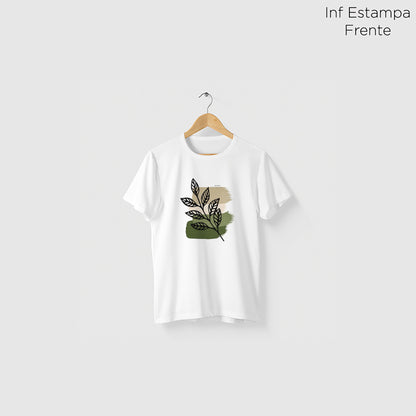 Camiseta Amazônia BIOFOLHA - BRANCO - cód 2279