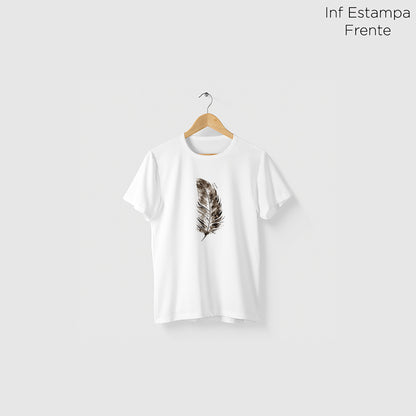 Camiseta Amazônia PENA REAL - BRANCO - cód 2292