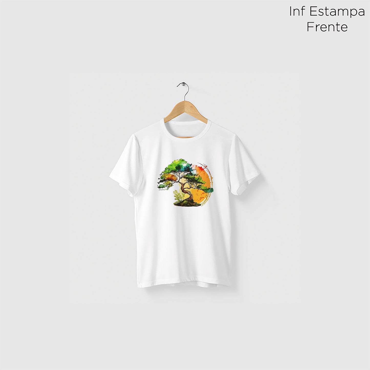 Camiseta Amazônia BONSAI - BRANCO - cód 2294