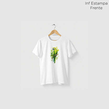 Camiseta Amazônia GREEN BIRD - BRANCO - cód 2303