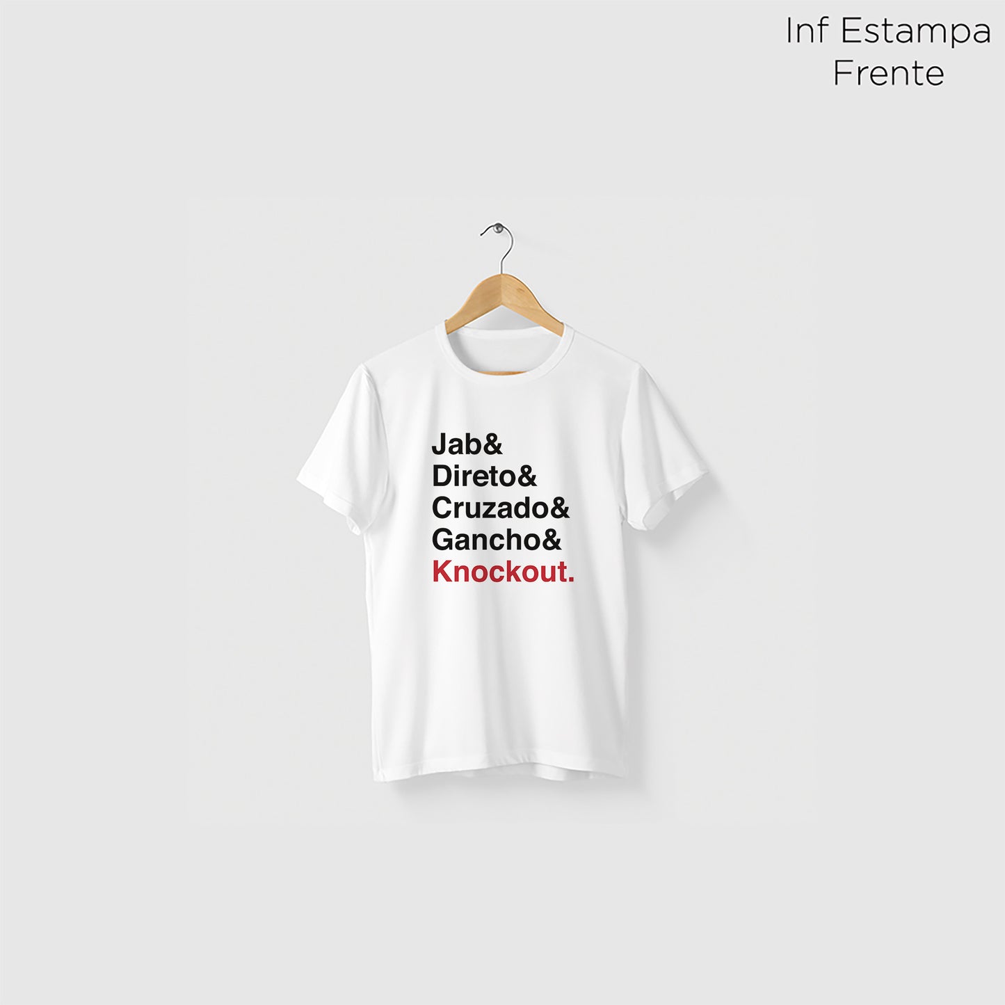 Camiseta Amazônia BOXE GOLPES – BRANCO - cód 2316