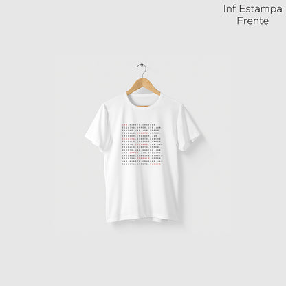 Camiseta Amazônia BOXE SEQUÊNCIA – BRANCO - cód 2317