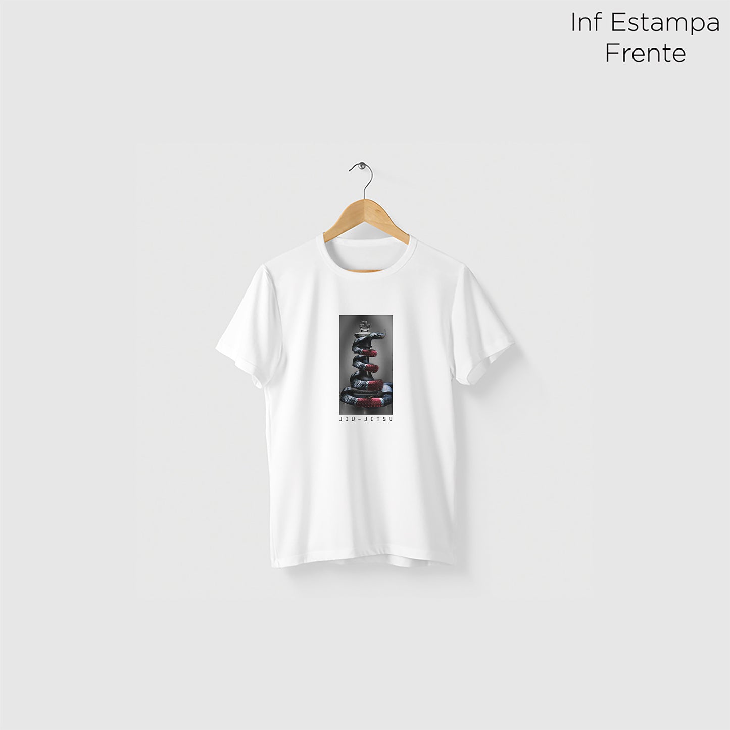 Camiseta Amazônia COBRA CORAL – BRANCO - cód 2321