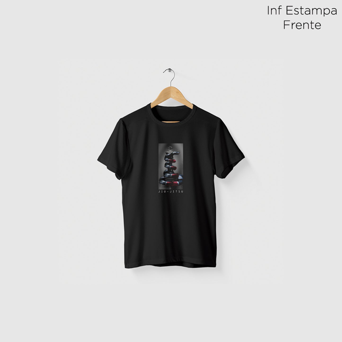 Camiseta Amazônia COBRA CORAL – PRETO - cód 2321