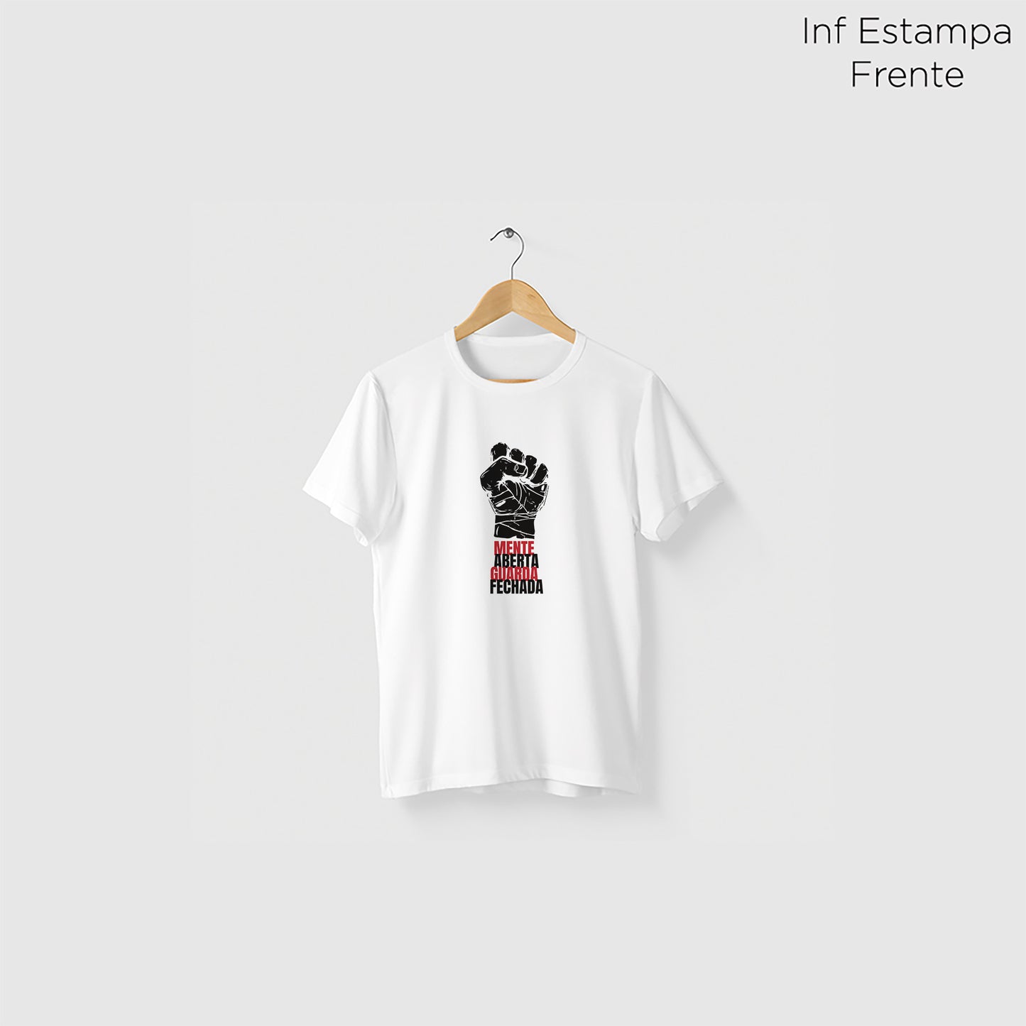 Camiseta Amazônia MENTE ABERTA – BRANCO - cód 2328