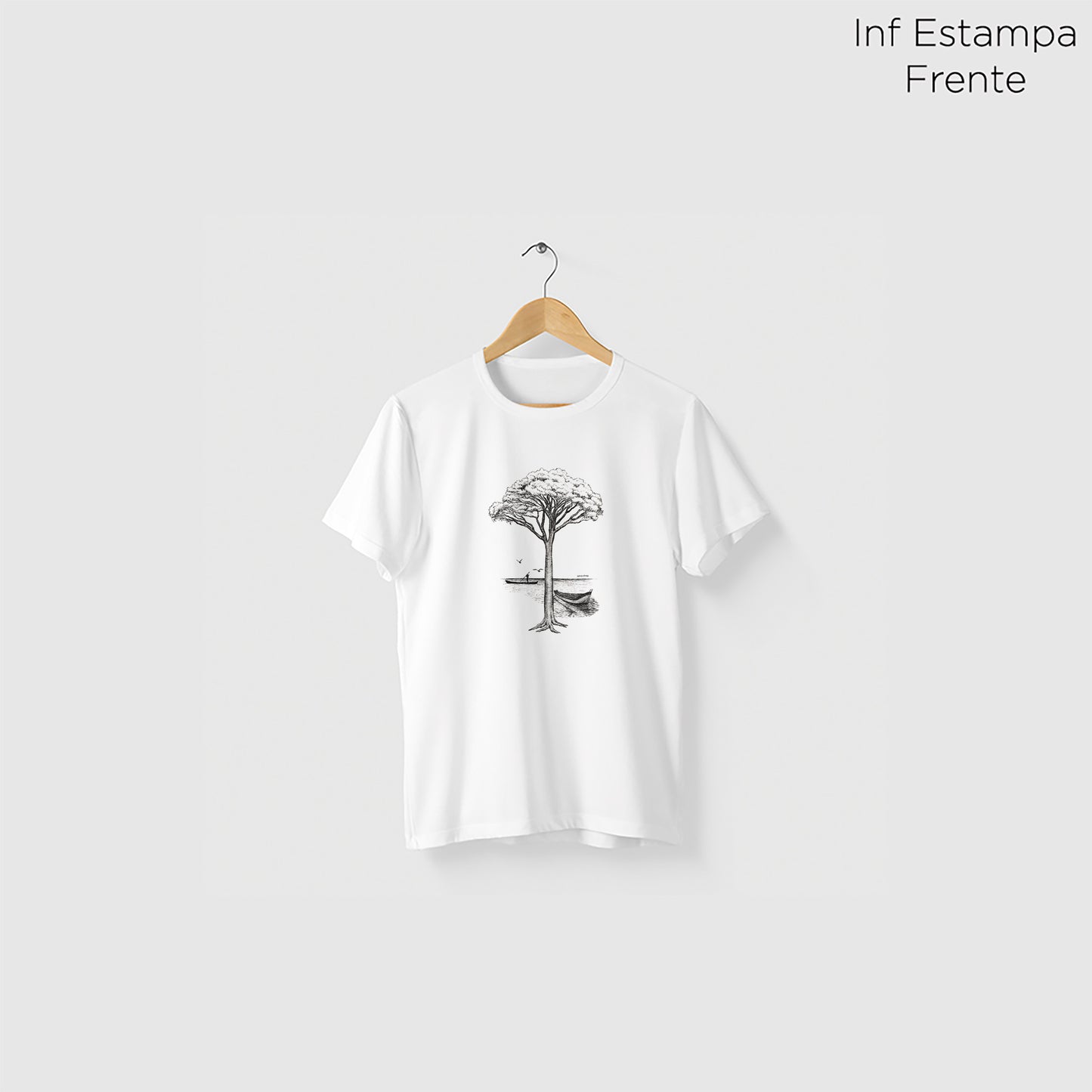 Camiseta Amazônia GUAPURUVU - BRANCO - cód 2334