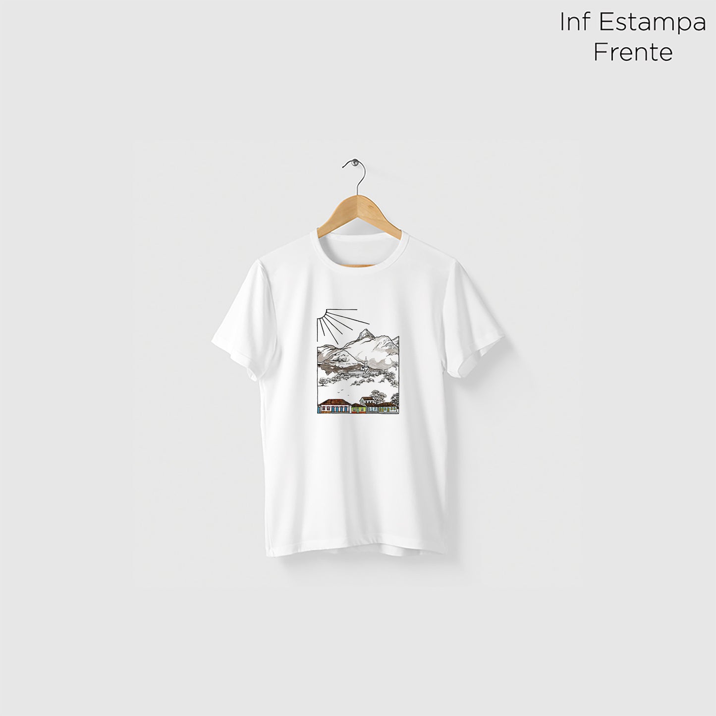 Camiseta Amazônia CARAÇA - BRANCO - cód 2335