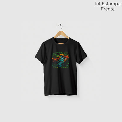 Camiseta Amazônia NATURAL DO ESPINHAÇO - PRETO - cód 2360
