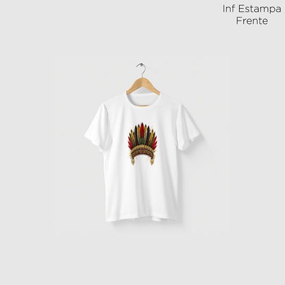 Camiseta Amazônia COCAR BRASILEIRO - BRANCO - cód 2431