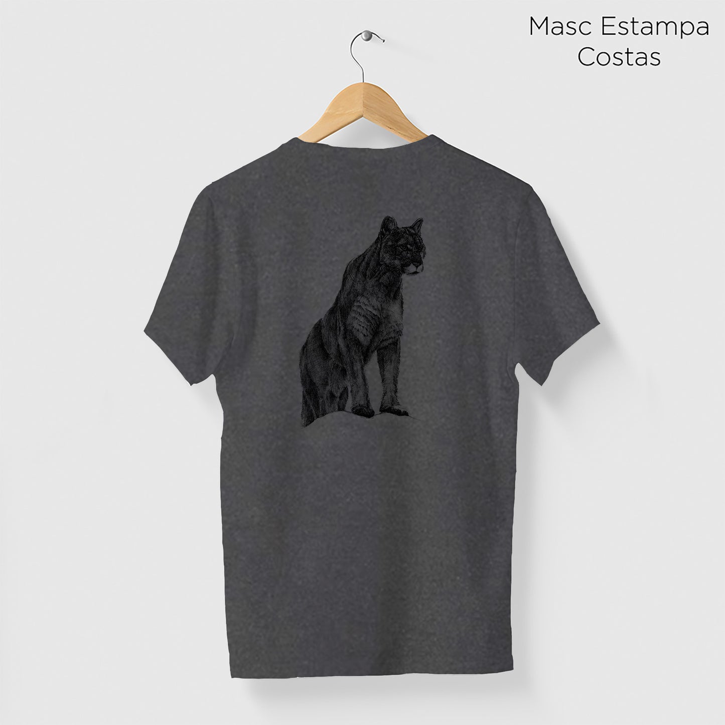 Camiseta Amazônia APARADOS DA SERRA - PUMA - CINZA ESTONADO - cód 10012