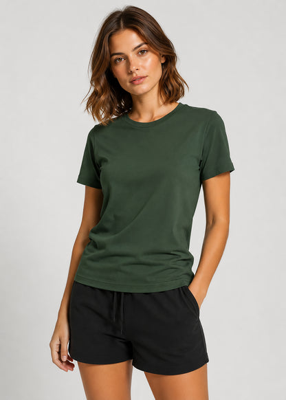 Camiseta Amazônia DRY FIT POLIAMIDA - VERDE ESCURO - cód LF007P