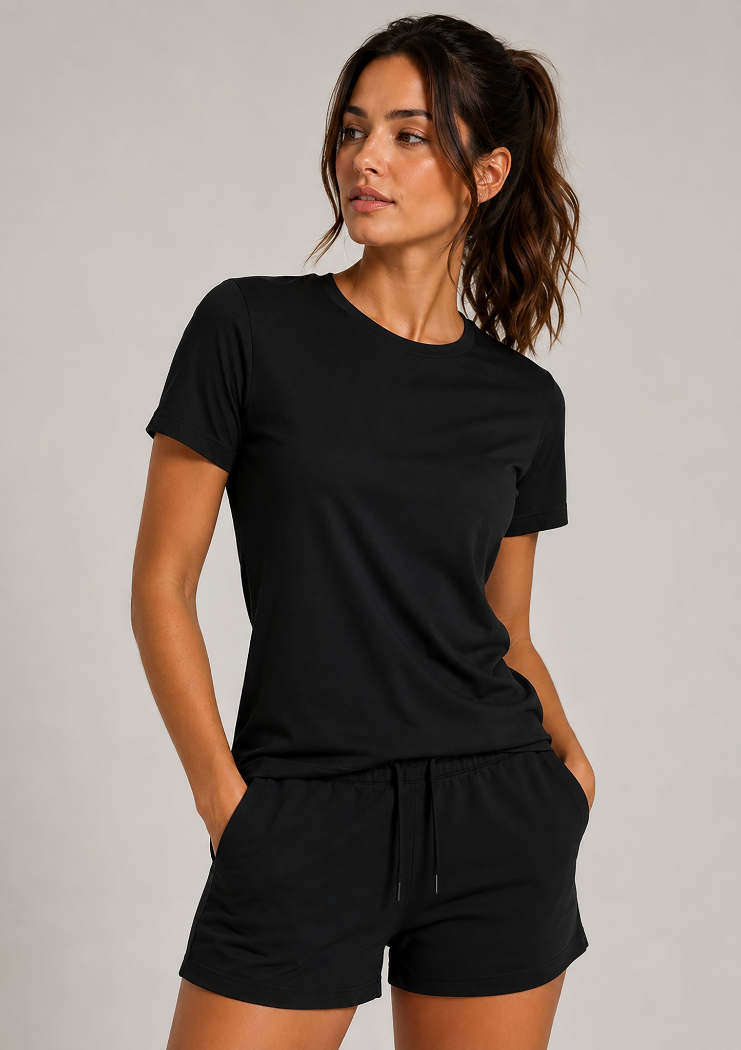 Camiseta Amazônia DRY FIT POLIAMIDA - PRETO - cód LF002P