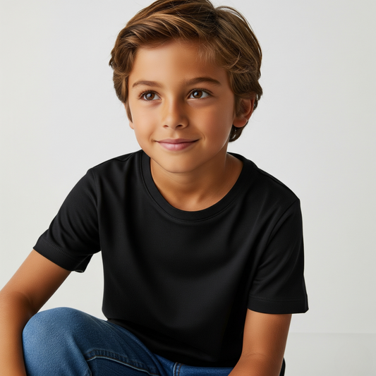 Camiseta Infantil Amazônia ALGODÃO EGÍPCIO - PRETO - cód IL002