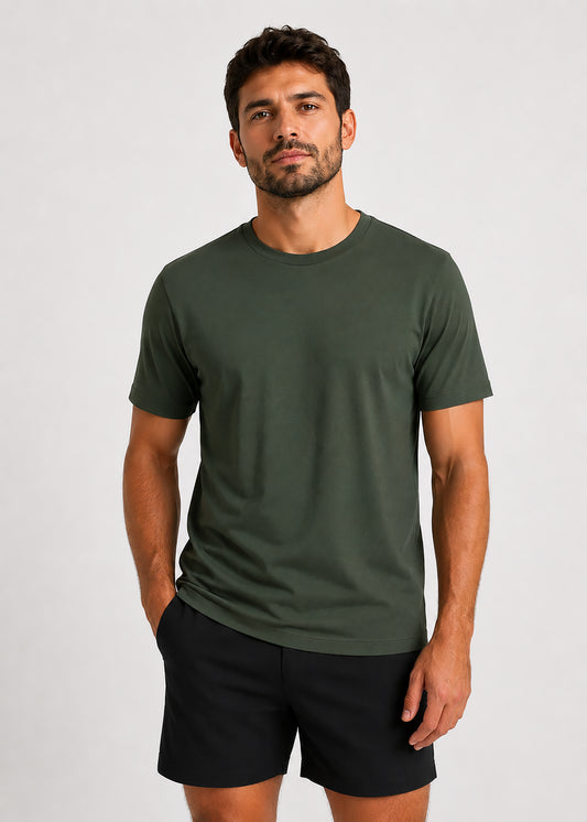 Camiseta Amazônia DRY FIT POLIAMIDA - VERDE ESCURO - cód L007P