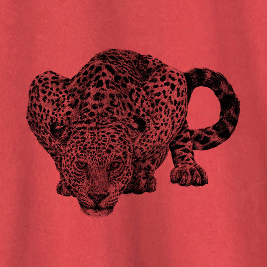 Camiseta Amazônia FOZ DO IGUAÇÚ - ONÇA PINTADA - VERMELHO ESTONADO - cód 10010