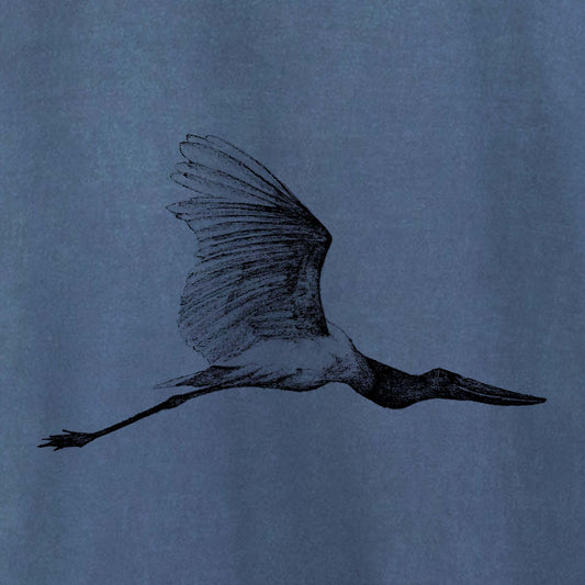 Camiseta Amazônia PANTANAL - TUIUIÚ - AZUL ESTONADO - cód 10009